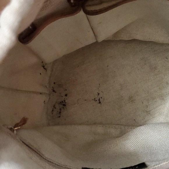 Eric Javits genuine leather frenchie drawstring bucket hand bag - Picture 10 of 15